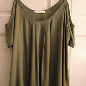 LUSH cold shoulder top